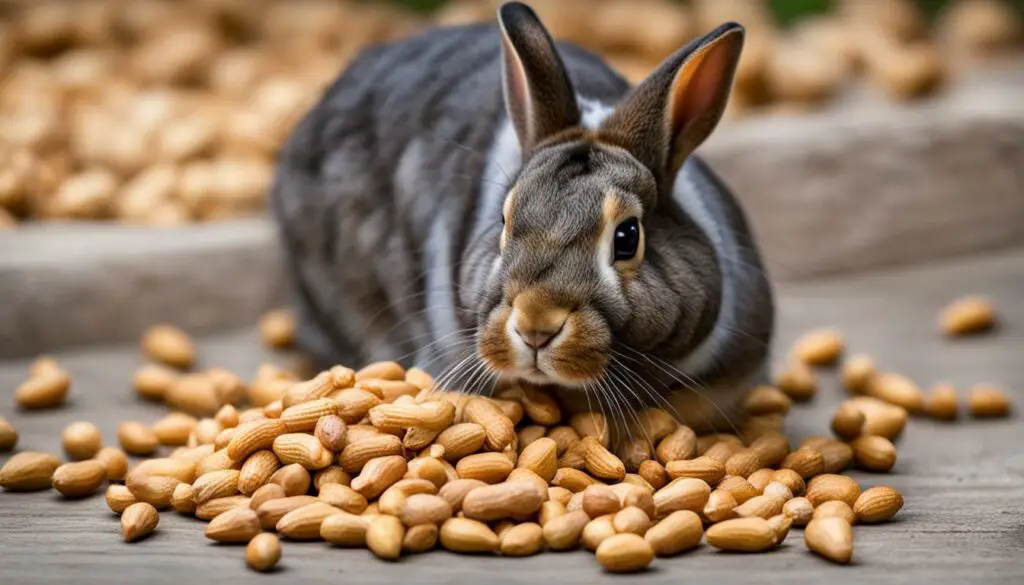dangers of feeding peanuts to rabbits