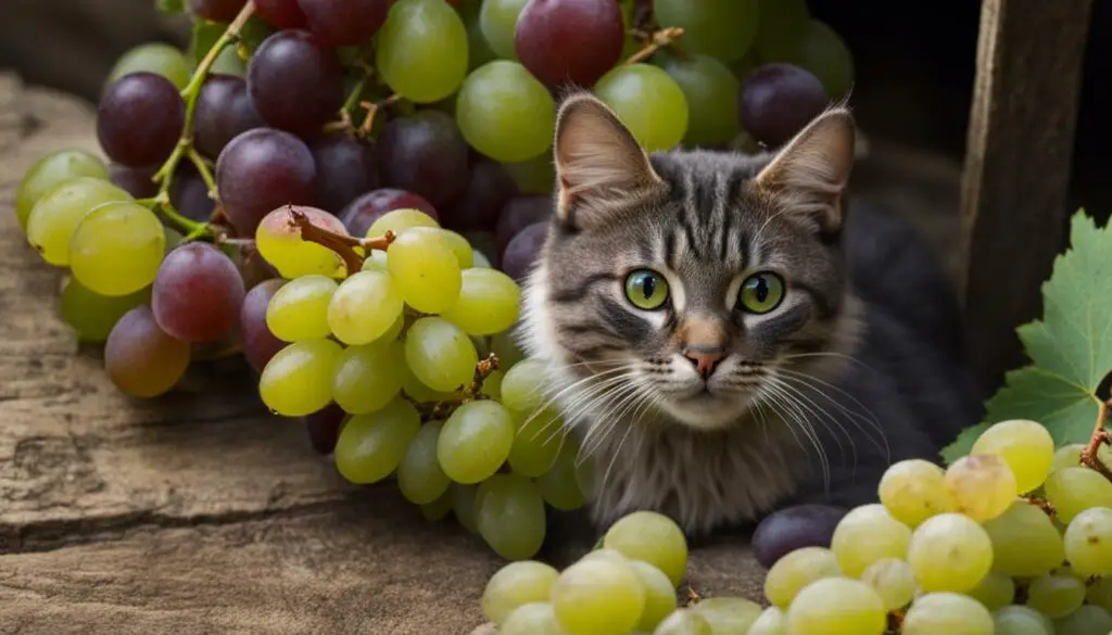 dangers of grapes for cats