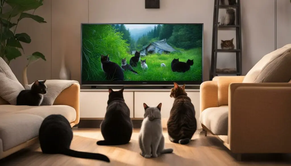 do cats like to watch tv