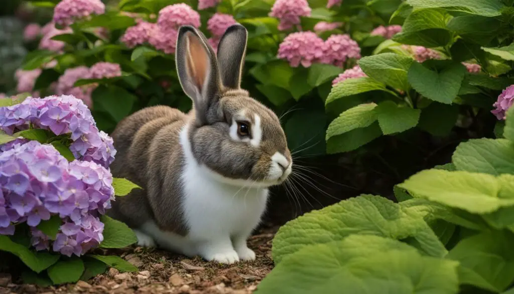 do rabbits eat hydrangeas