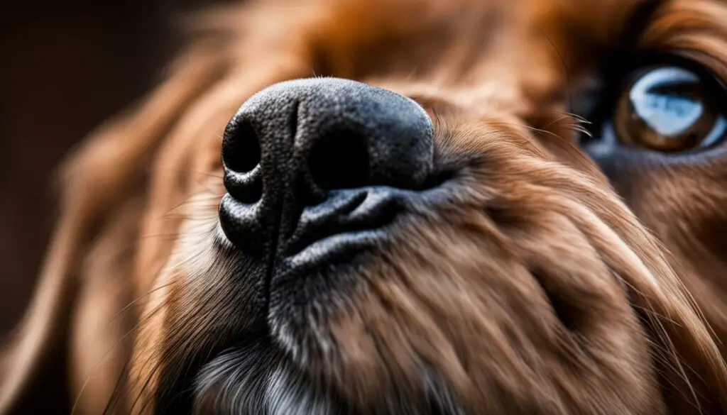 dog sniffing behavior