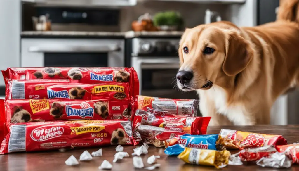 educating others about candy wrapper dangers for dogs