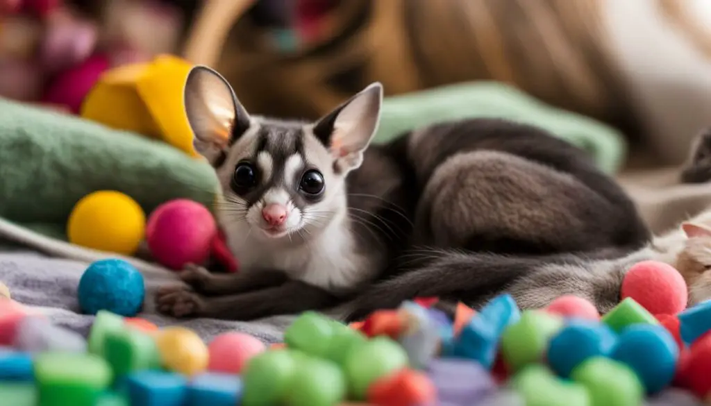 ensuring the safety of sugar gliders and cats
