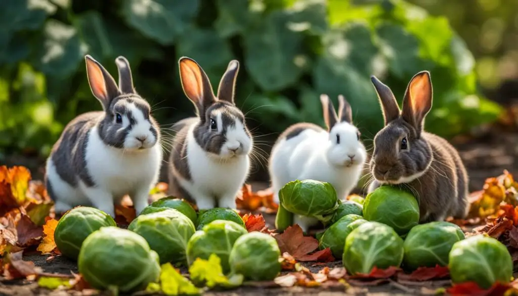 feeding brussel sprouts to rabbits