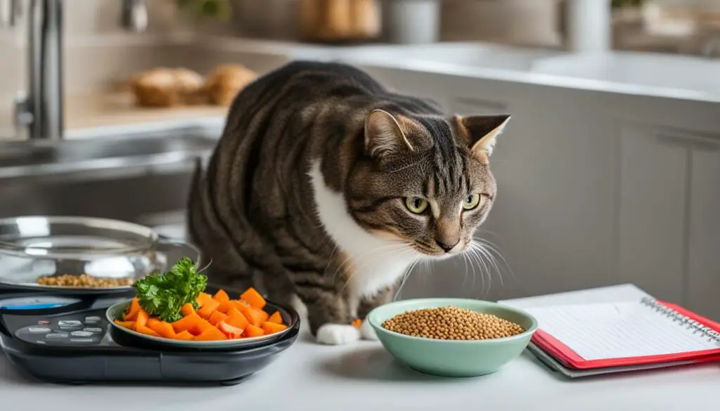 feeding guidelines for overweight cats