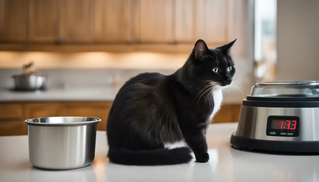 feeding routine for cats
