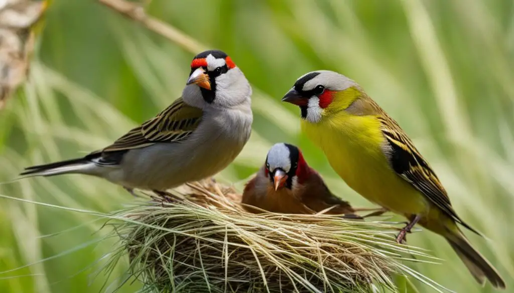 finch nesting behavior