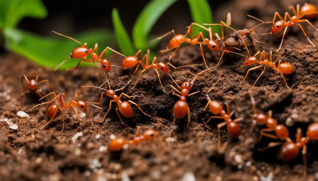 fire ant foraging behavior