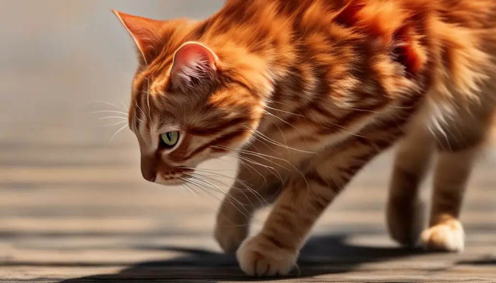 flea bites causing hyperactivity in cats