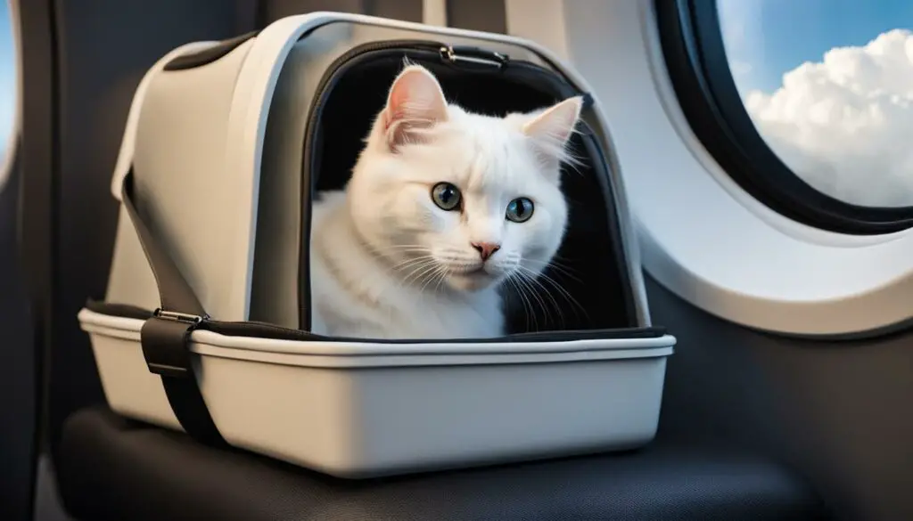 flying with cats in cabin
