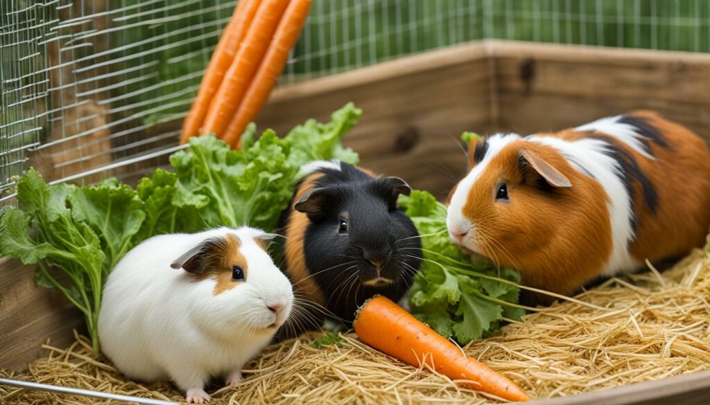 guinea pigs and rabbits