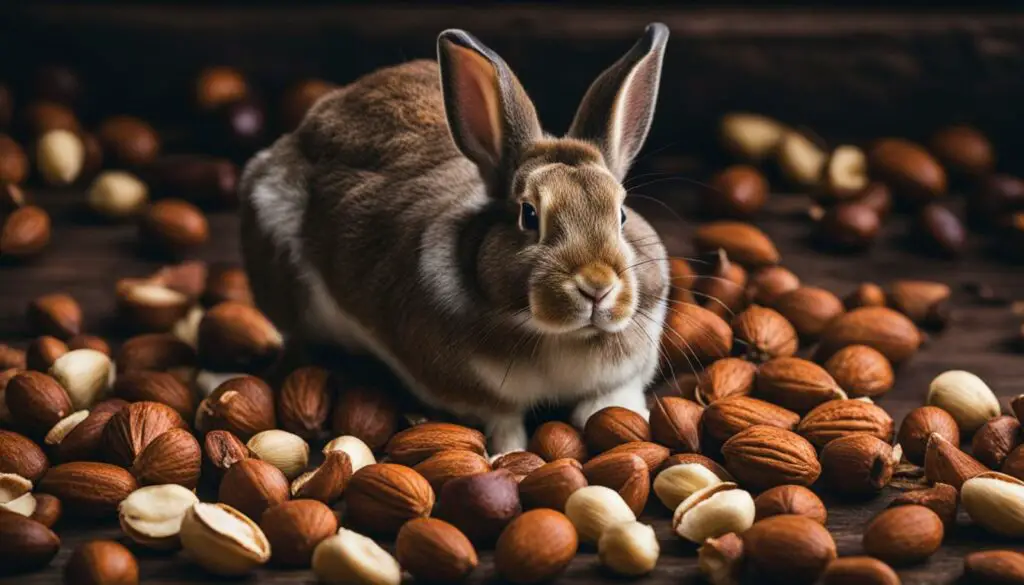hazards of nut consumption in rabbits