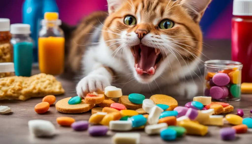 hiding pills in cat treats
