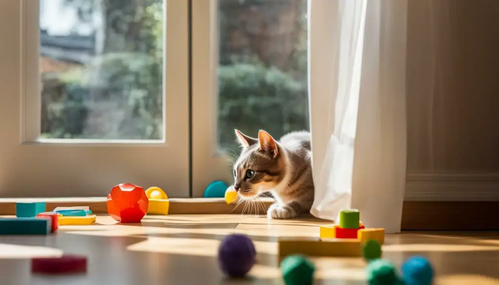 hiding toys for cats