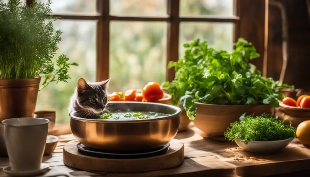 homemade broth for cats