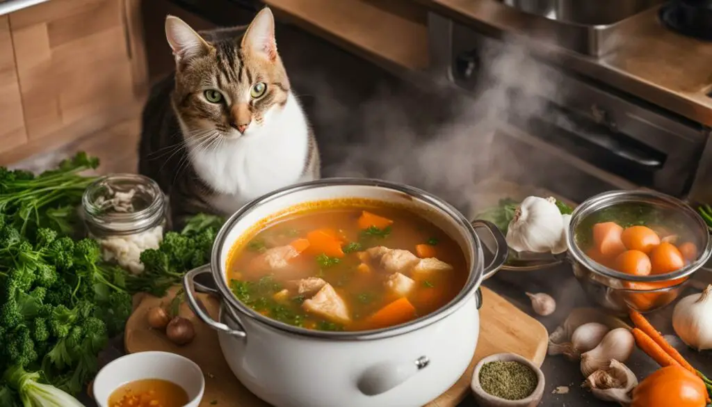 homemade cat broth