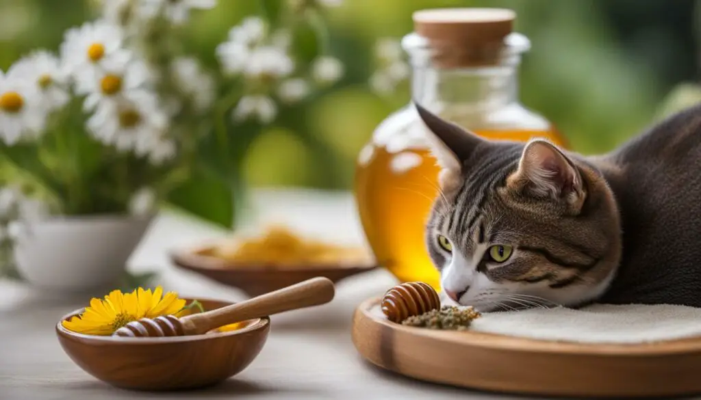 honey for cats with allergies