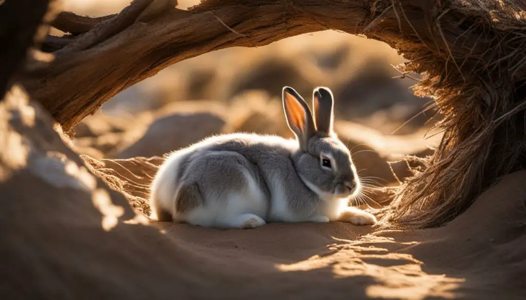 hot and cold temperature affecting rabbit sleep