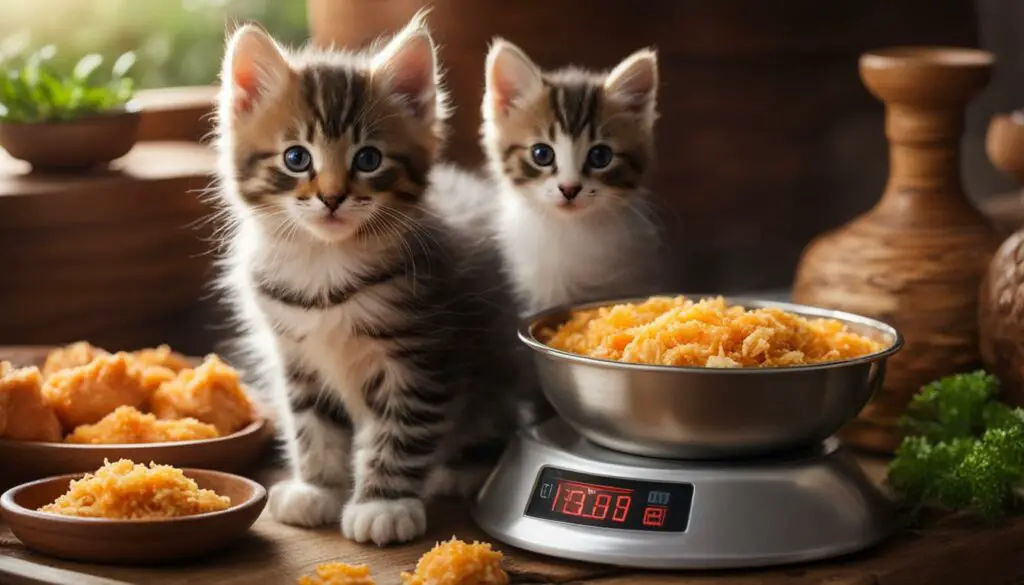 how much should you feed a cat 0-4 weeks