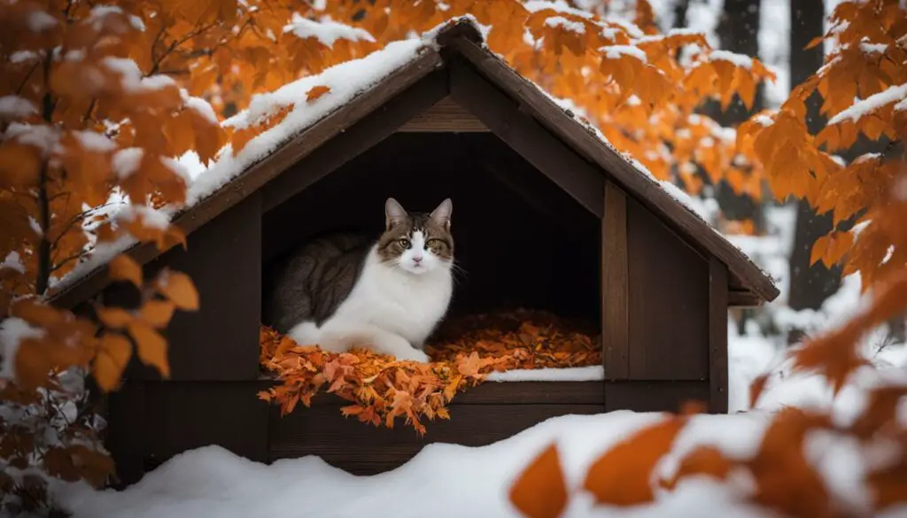 how to keep cats warm in winter