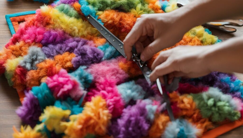 how to make a snuffle mat