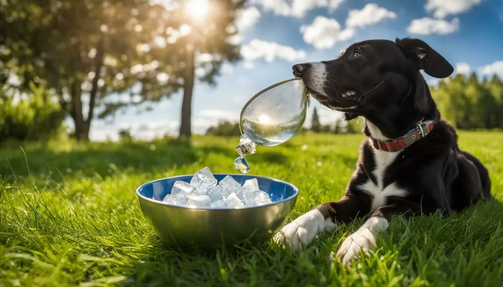 how to safely give ice to dogs