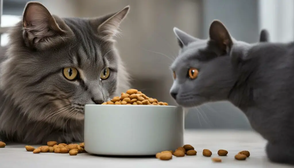 how to stop cat eating dog food