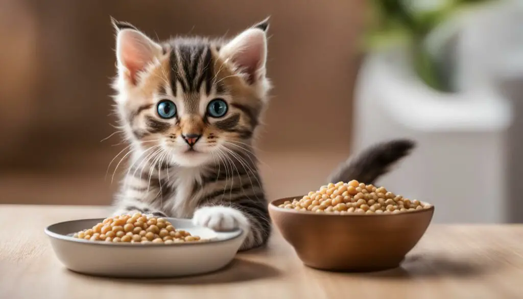 identifying high-quality kitten food