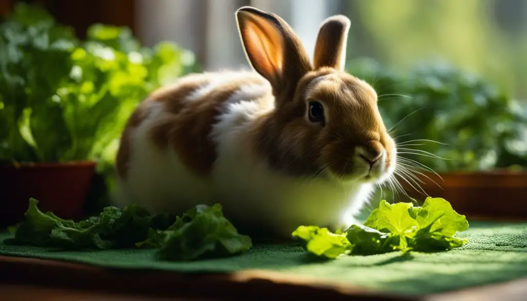incorporating mustard greens into rabbit's diet