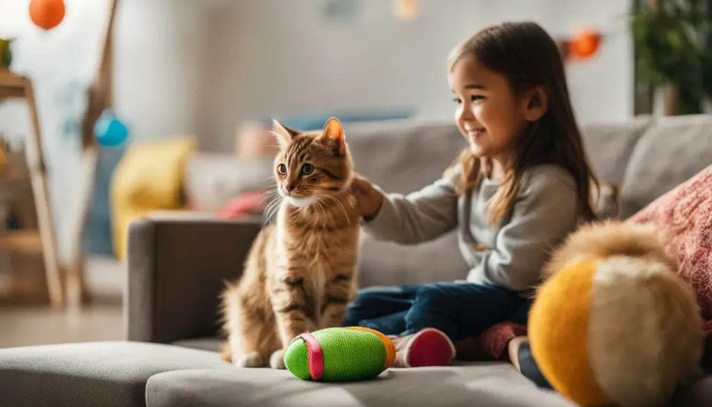 introducing a new cat to kids
