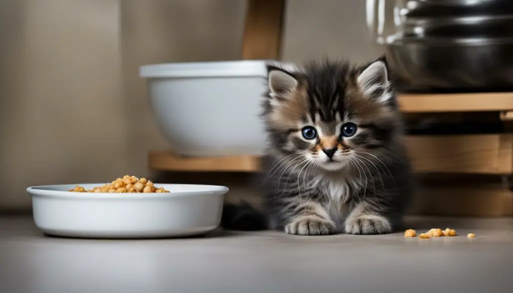 kitten not eating