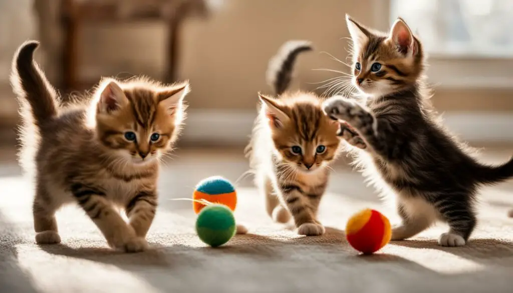 kittens playing