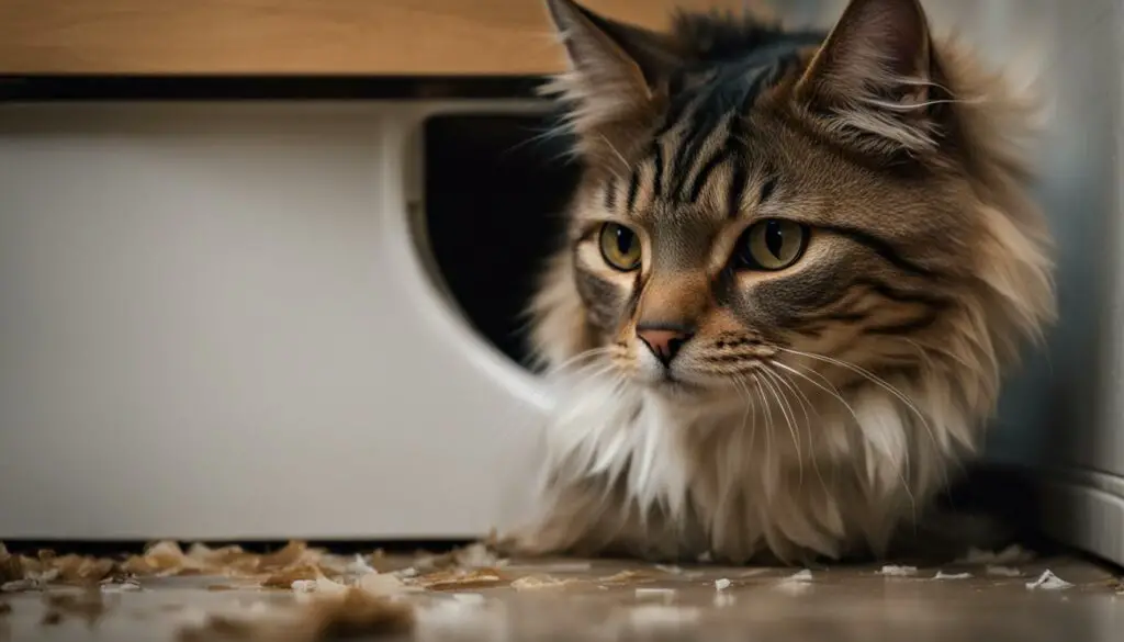 litter box issues in grieving cats