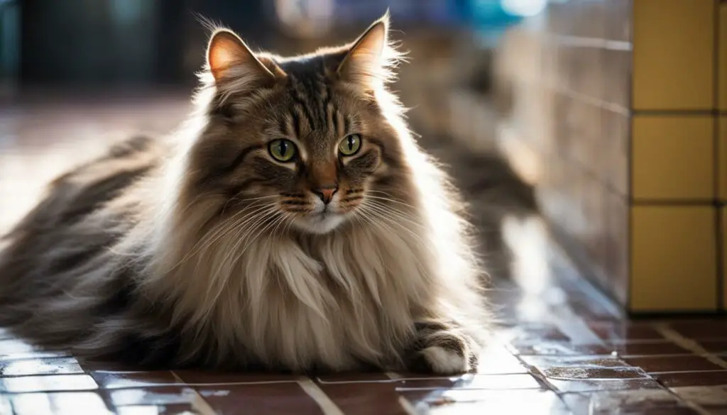 long-haired cat