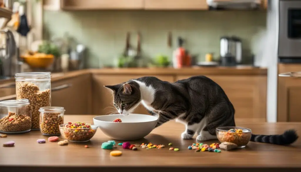 managing cats' desire for human food