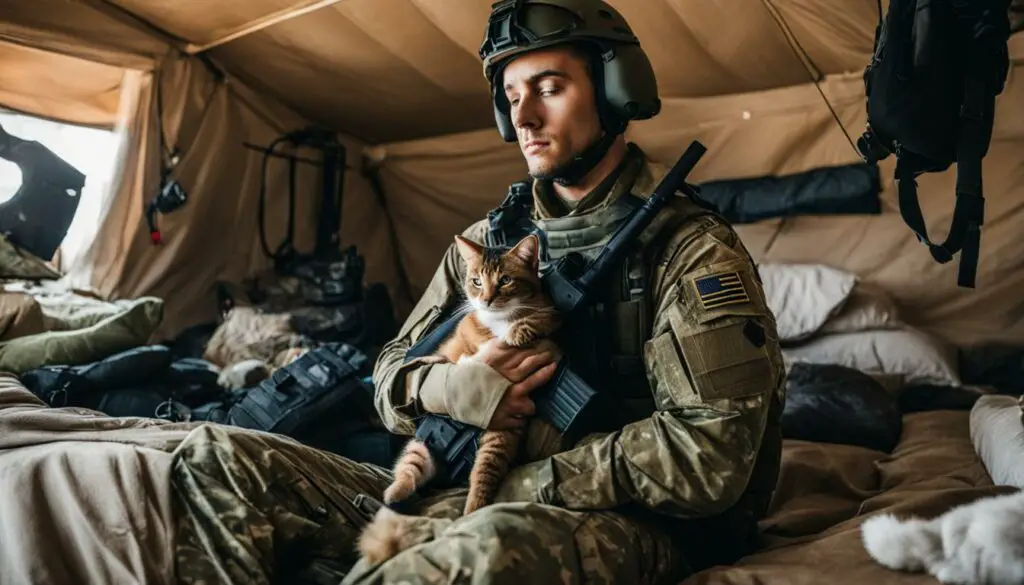 military and cat accommodations