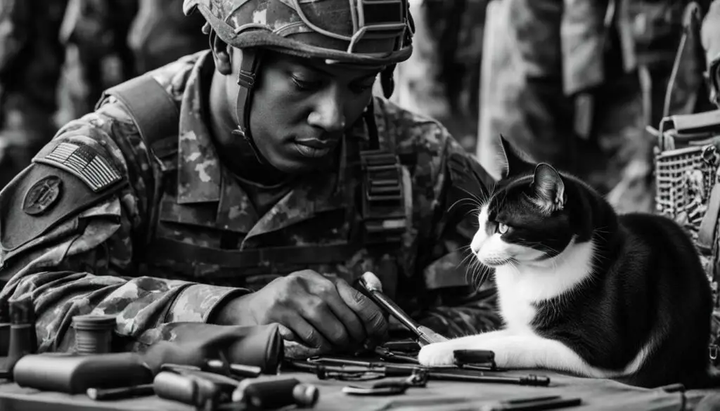 military and cat care