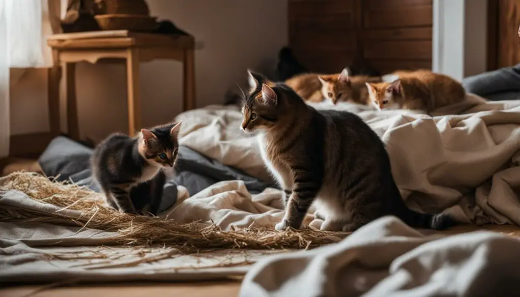 mistakes in changing cat bedding after birth