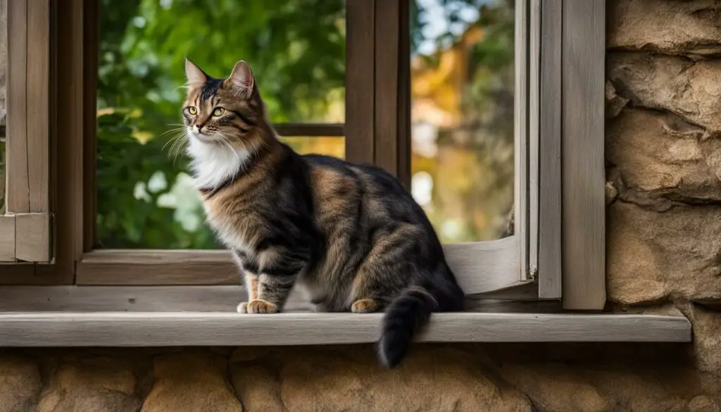 my outdoor cat wants to stay inside