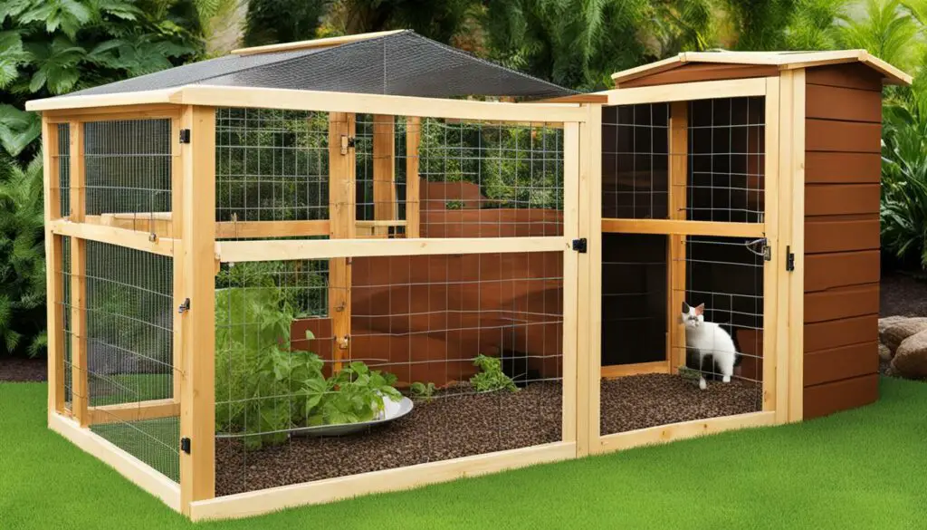 outdoor cat enclosure