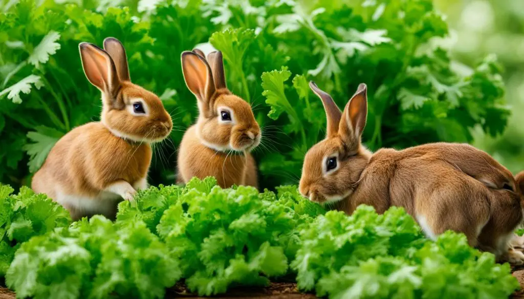 parsley and rabbits