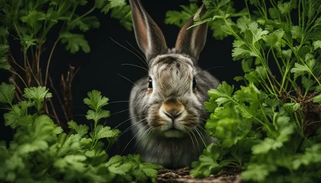 parsley toxicity in rabbits