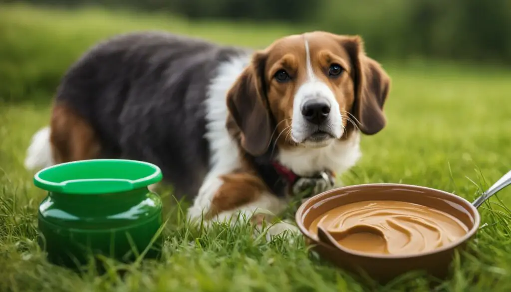 peanut butter in dog's diet