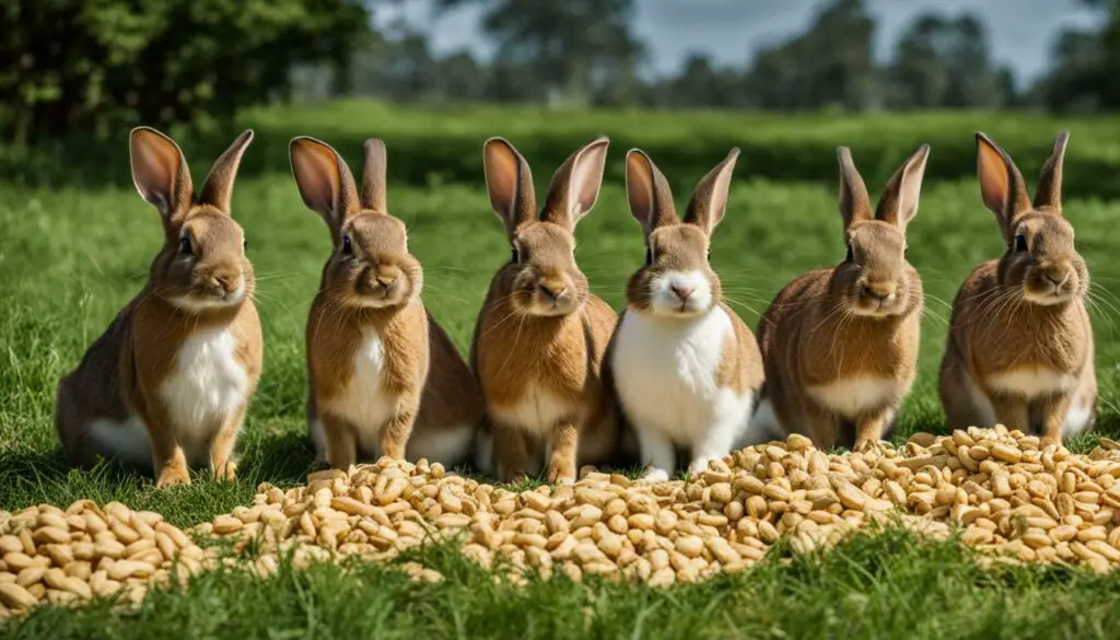 peanuts and rabbits