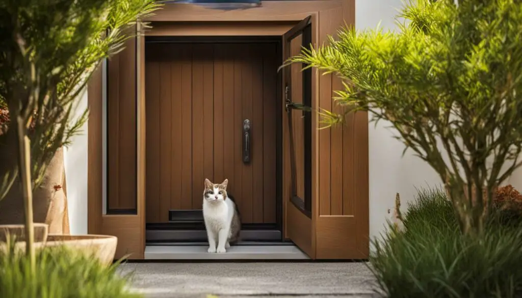 pet door to prevent cat escape