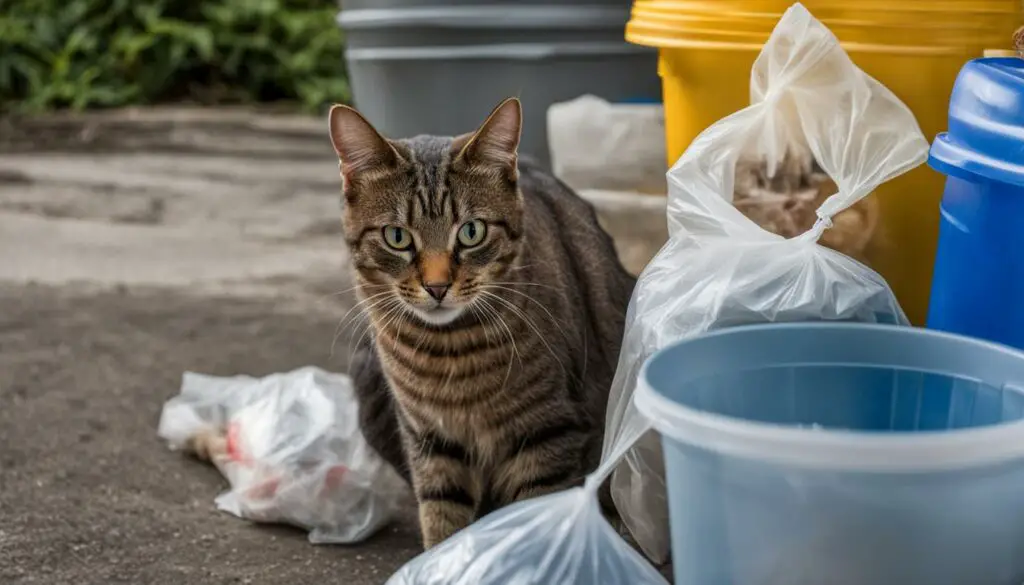 plastic hazards for cats