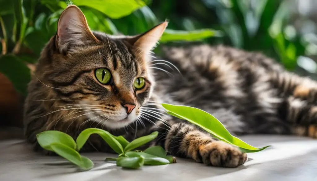 poisonous plant ingestion in cats