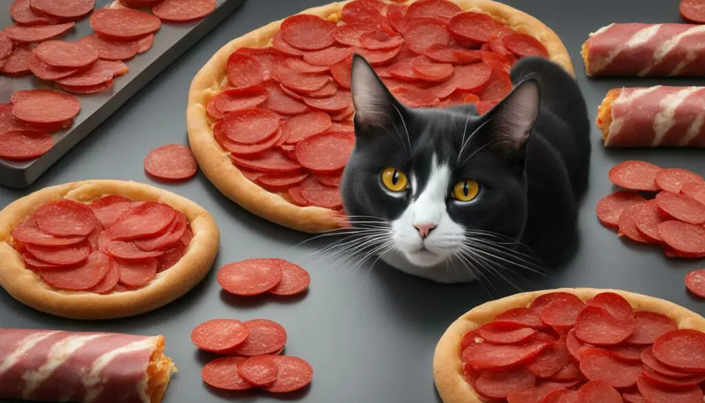 potential risks of cats eating pepperoni
