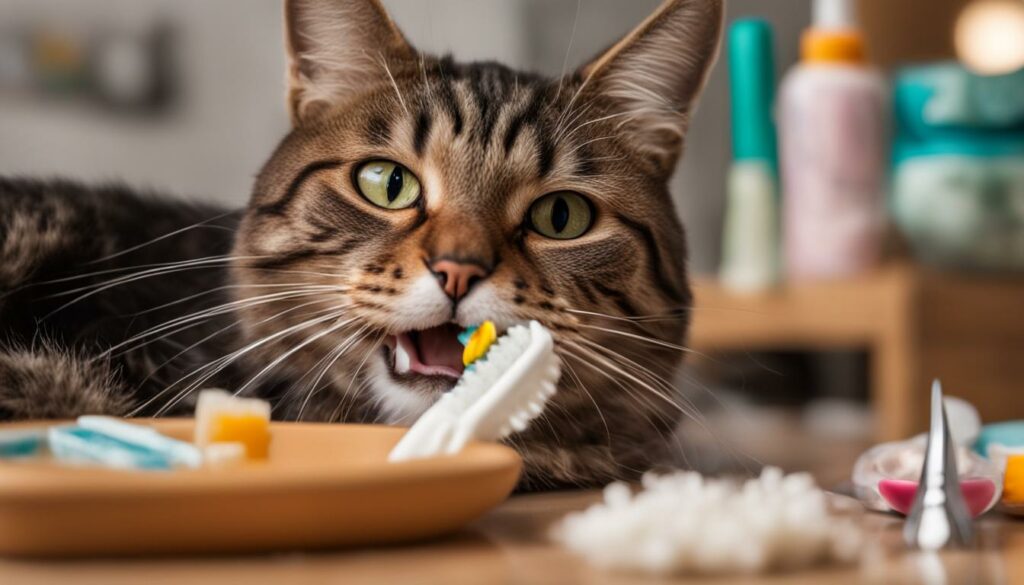 preparing your cat for teeth cleaning