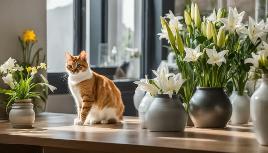preventing cat allergies to lily pollen